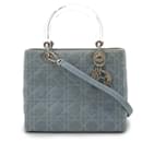 Dior Lady Dior Denim Handbag