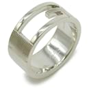 Gucci Branded Open G Ring Silver