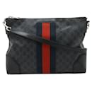 Gucci GG Supreme Web Messenger Bag