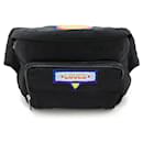 Gucci Nylon Terrycloth Patch Waist Bag Backpack
