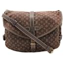Louis Vuitton Monogram Mini Lin Saumur 30 Shoulder Bag