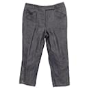 Hermes CIRQUE MOLIER Silk Denim Pants - Hermès