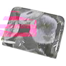 Louis Vuitton Pink Monogram Vernis Ikat Zippy Coin Purse