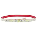 LOUIS VUITTON Multicolor Ceinture LV Printed Initials Belt 38.2"" LV Auth 139055 - Louis Vuitton