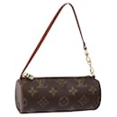 LOUIS VUITTON Monogram Papillon Pouch LV Auth sw1416 - Louis Vuitton