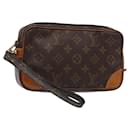 Clutch Marly Dragonne em Canvas Monogram Louis Vuitton PM