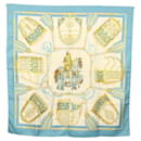 Carré 90 en soie multicolore Hermès