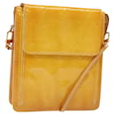 LOUIS VUITTON Bolsa Motto Monogram Vernis Amarelo Limão M91059 LV Auth 140221 - Louis Vuitton