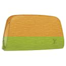 LOUIS VUITTON Poche Dauphine PM Epi Amarelo M48449 LV Auth 140220 - Louis Vuitton