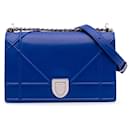 Dior Blue Medium Lambskin Diorama Flap