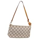 LOUIS VUITTON Damier Azur Pochette Accessoires Pouch N51986 Auth 141131M - Louis Vuitton