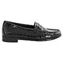 Black leather loafers - Autre Marque