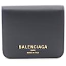 Balenciaga Cash 2.0 Leather Wallet Black