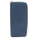 Louis Vuitton Zippy Wallet Taiga Leather Navy