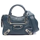 Balenciaga Classic Mini City Leather Handbag