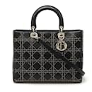 Dior Lady Dior Cannage Leather Handbag
