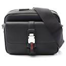 Gucci Leather Web Stripe Shoulder Bag