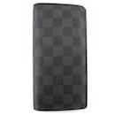 Louis Vuitton Portefeuille Brazza Damier Graphite Wallet