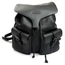 Emporio Armani Official Name Leather Backpack