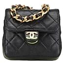 Chanel Coco Mark Micro Mini Matelasse Lambskin Shoulder Bag