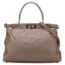 Fendi Peekaboo Leather 2way Bag