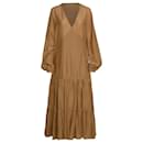 Matin Long Wrap Tiered Dress - Autre Marque