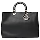 Black 2012 Diorissimo leather top handle bag