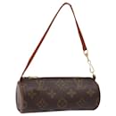 LOUIS VUITTON Monogram Papillon Pouch LV Auth 140372 - Louis Vuitton