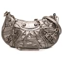 Balenciaga Silver Mini Metallic Le Cagole