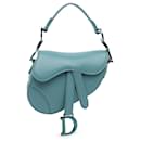 Dior Blue Micro Goatskin Saddle Bag
