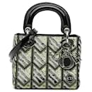 Dior Pink Mini Patent Sequined Lady Dior