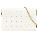 Dior CD Logo Star Motif Leather Chain Wallet Shoulder Bag