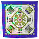 Écharpe en soie LES TAMBOURS d'Hermès