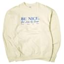 Sporty & Rich BE NICE CN Cotton Sweatshirt - Autre Marque