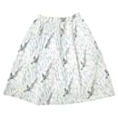Carven Surf Print Cotton Skirt - Autre Marque