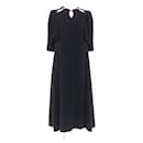 Arobe Pearl Crystal Petal Acetate Dress - Autre Marque