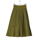 Khaki cotton skirt - Autre Marque