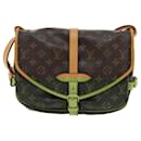 Louis Vuitton Saumur Handbag Monogram Canvas 30
