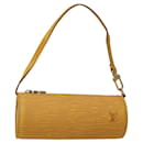 LOUIS VUITTON Epi Soufflot Pouch Yellow LV Auth 140980 - Louis Vuitton