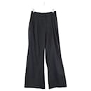 Black wide cotton pants - Autre Marque