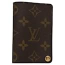 Louis Vuitton Porte Cartes Pression Card Case Monogram Canvas