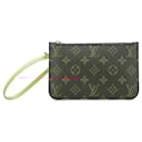 Louis Vuitton Brown Monogram Neverfull Pouch