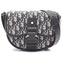 Dior Gallop Oblique Canvas Leather Shoulder Bag