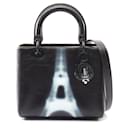 Dior Lady Dior Leather Handbag Black