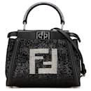 Fendi Beads Leather Mini Peekaboo Iconic 2way Bag 8BN316