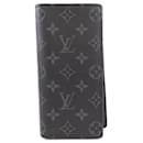 Louis Vuitton Monogram Eclipse Portefeuille Brazza Wallet