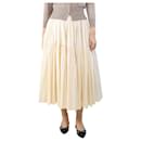 Cream puffy skirt - size XS - Autre Marque