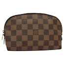 LOUIS VUITTON Damier Ebene Pochette Cosmetic PM Pouch N47516 LV Auth 141924 - Louis Vuitton