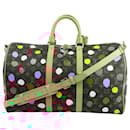 Louis Vuitton x Yayoi Kusama Monogram Keepall Bandouliere 45 Travel Bag M46377