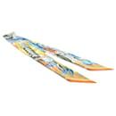 Hermès Yellow La Danse Pacifique Silk Twilly Scarf